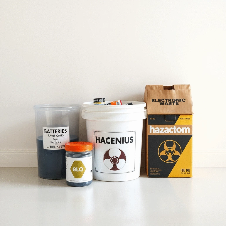 how to properly dispose of hazardous household materials